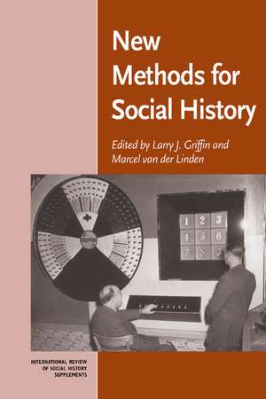 New Methods for Social History de Larry J. Griffin