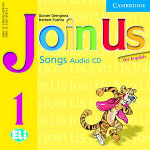 Join Us for English 1 Songs Audio CD de Gunter Gerngross