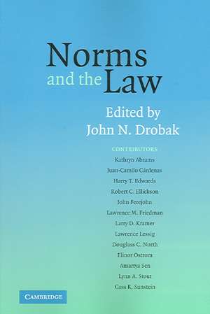 Norms and the Law de John N. Drobak