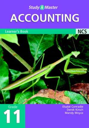 Study and Master Accounting Grade 11 Learner's Book de Elsabé Conradie