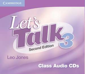 Let's Talk Level 3 Class Audio CDs (3) de Leo Jones