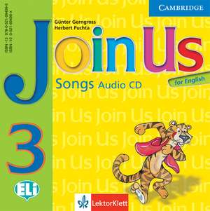 Join Us for English Level 3 Songs Audio CD Polish Edition de Gunter Gerngross