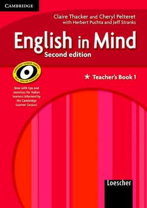 English in Mind 1 Teacher's Book Italian Edition de Herbert Puchta