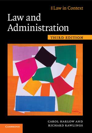 Law and Administration de Carol Harlow