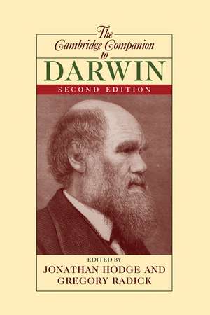 The Cambridge Companion to Darwin de Jonathan Hodge