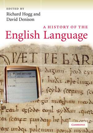 A History of the English Language de Richard Hogg