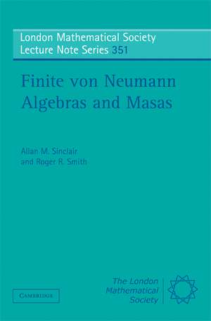 Finite von Neumann Algebras and Masas de Allan Sinclair