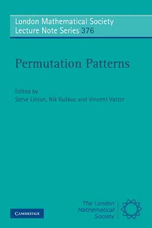 Permutation Patterns de Steve Linton