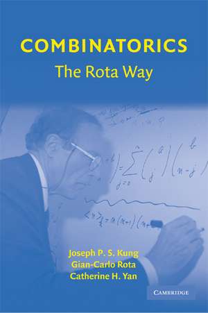 Combinatorics: The Rota Way de Joseph P. S. Kung