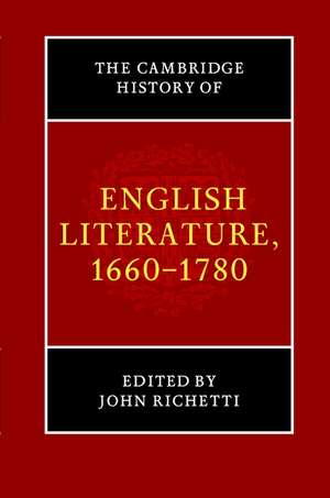 The Cambridge History of English Literature, 1660–1780 de John Richetti