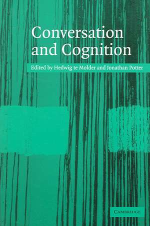 Conversation and Cognition de Hedwig te Molder