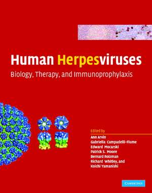 Human Herpesviruses: Biology, Therapy, and Immunoprophylaxis de Ann Arvin