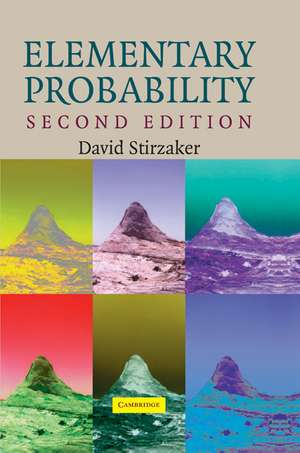 Elementary Probability de David Stirzaker