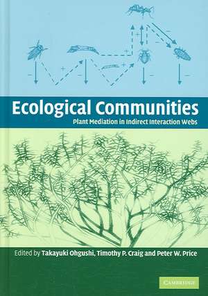 Ecological Communities: Plant Mediation in Indirect Interaction Webs de Takayuki Ohgushi