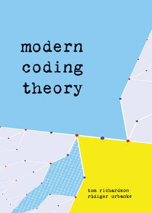 Modern Coding Theory de Tom Richardson