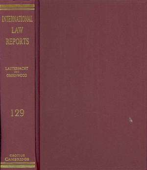 International Law Reports de Elihu Lauterpacht CBE QC