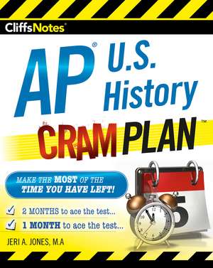 CliffsNotes AP U.S. History Cram Plan de Melissa Young M.A.