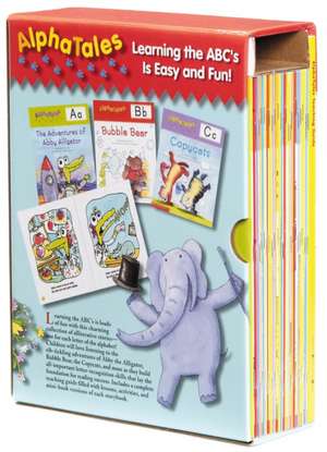 Alphatales Box Set: A Set of 26 Irresistible Animal Storybooks That Build Phonemic Awareness & Teach Each Letter of the Alphabet [With Teacher's Guide de Inc. Scholastic