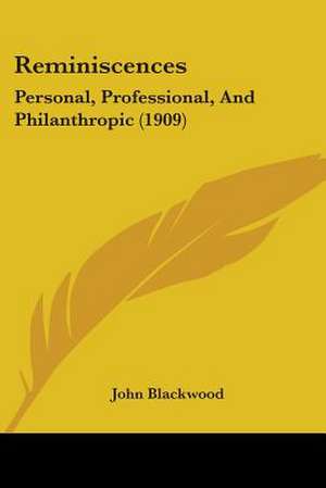 Reminiscences de John Blackwood