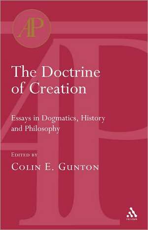 Doctrine of Creation de Colin E. Gunton