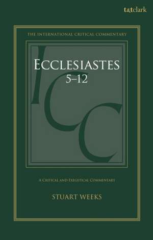 Ecclesiastes 5-12 de Dr Stuart (Durham UniversityUK) Weeks