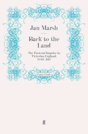 Back to the Land de Jan Marsh