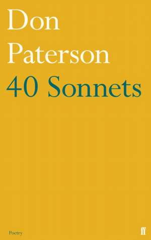 40 Sonnets de Don Paterson