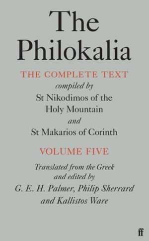 The Philokalia Vol 5 de G. E. H. Palmer