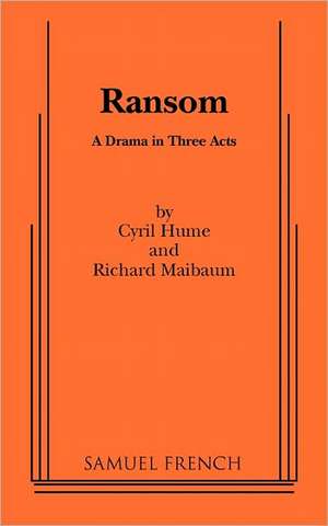 Ransom de Cyril Hume