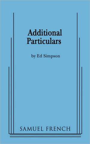 Additional Particulars de Ed Simpson