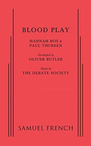 Blood Play de Hannah Bos