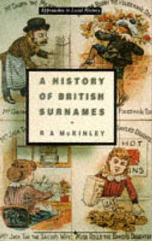 A History of British Surnames de Richard Mckinley