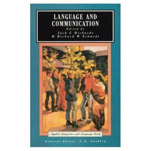 Language and Communication de Jack C. Richards