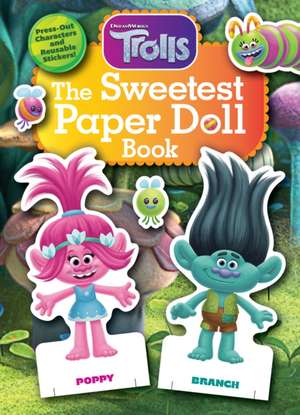 The Sweetest Paper Doll Book (DreamWorks Trolls) de Golden Books