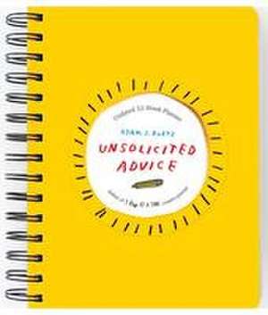 Unsolicited Advice Planner: Undated 52 Week Planner de Adam J. Kurtz