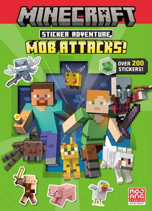 Minecraft Sticker Adventure: Mob Attacks! (Minecraft) de Random House