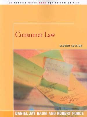 Consumer Law de Daniel J. Baum