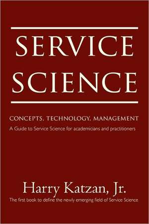 Service Science de Harry Jr. Katzan