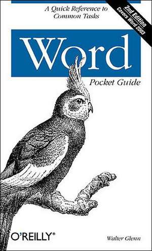 Word Pocket Guide de Walter Glenn