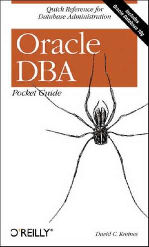 Oracle DBA Pocket Guide de David C Kreines