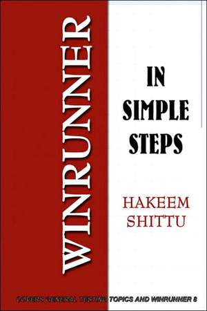 Winrunner in Simple Steps de Hakeem Shittu