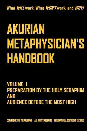 Akurian Metaphysician's Handbook Volume I: A Retrieval Artist Novel de The Akurians