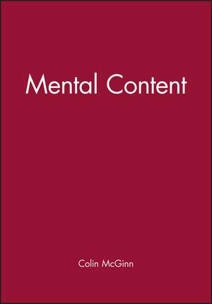 Mcginn: Mental Content