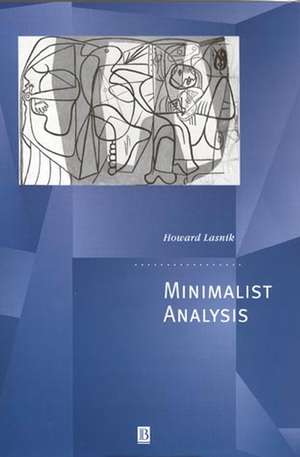 Lasnik: Minimalist Analysis