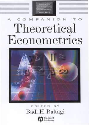 Companion to Theoretical Econometrics de Baltagi