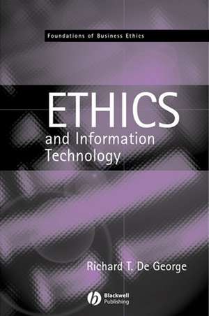 Computer Ethics de Richard T de George