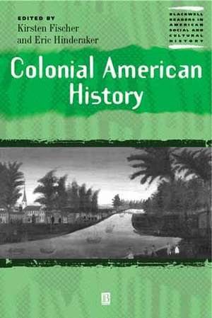 Colonial American History de K. Fischer