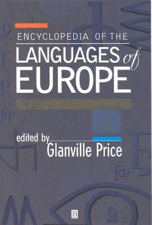 Encyclopedia of the Languages of Europe de G Price