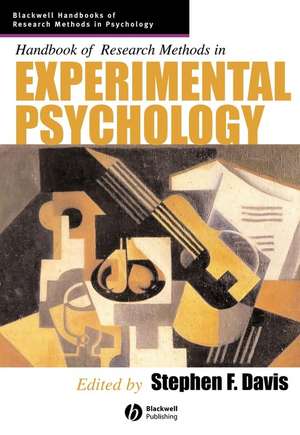 Handbook of Research Methods in Experimental Psychology de Davis