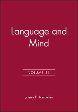 Tomberlin: Language and Mind